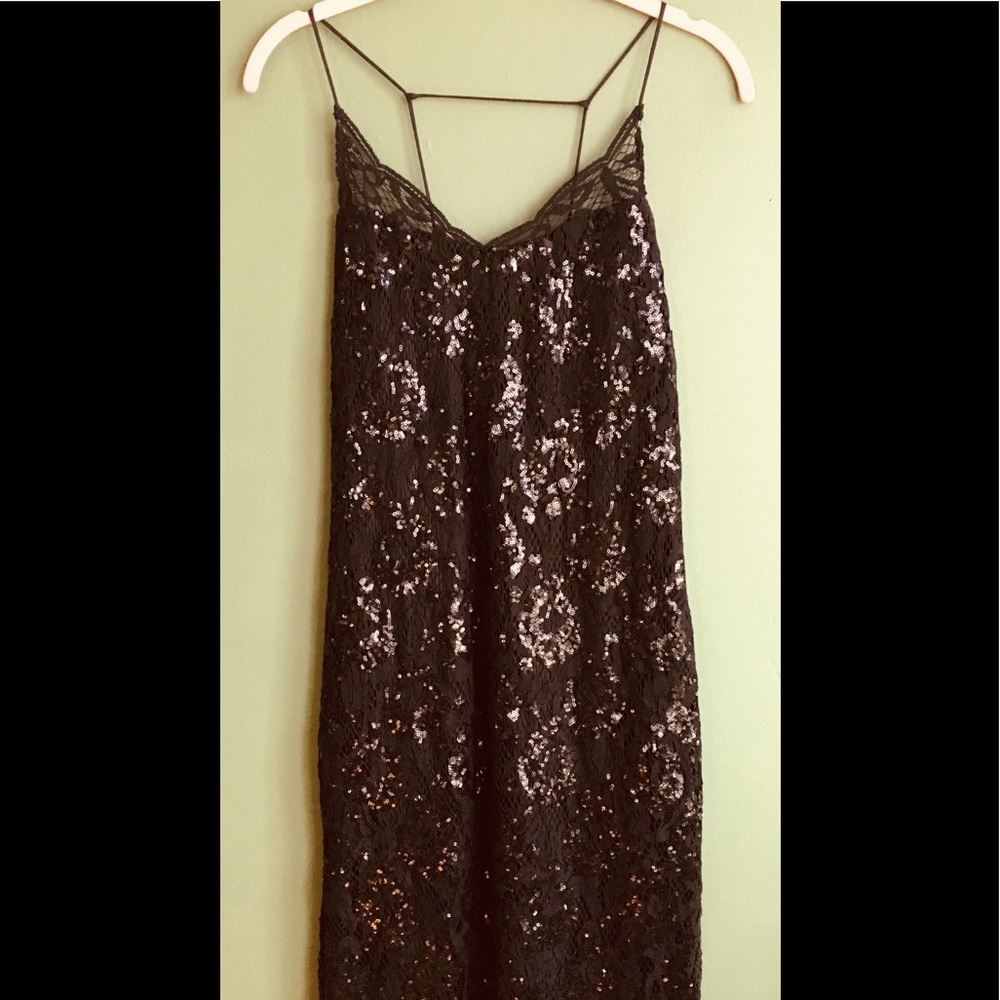 Black cocktail dress